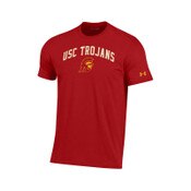 USC Trojans Men's Under Armour Cardinal Performance Cotton T-Shirt